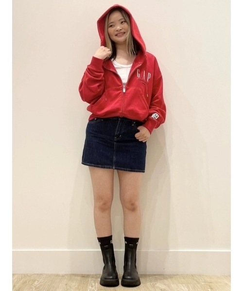 30th アニバーサリー ヘビーウェイト フレンチテリー GAPロゴ ジップ