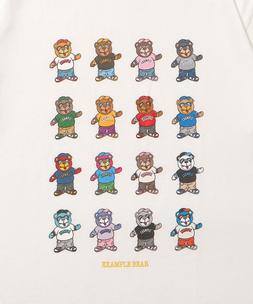 EXAMPLE（エグザンプル）の「EXAMPLE ALLSTAR BEAR TEE（Tシャツ/カットソー・メンズ・ブラック/ホワイト・M/L/XL/XXL）」の13枚目の写真