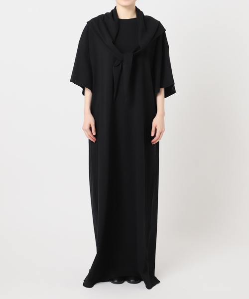 CITYSHOP（シティーショップ）の「SCARF CUT DRESS：ワンピース（ワンピース・レディース・チャコールグレー/ブラック・36/38）」の16枚目の写真