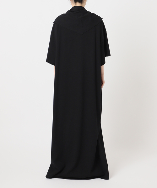CITYSHOP（シティーショップ）の「SCARF CUT DRESS：ワンピース（ワンピース・レディース・チャコールグレー/ブラック・36/38）」の9枚目の写真