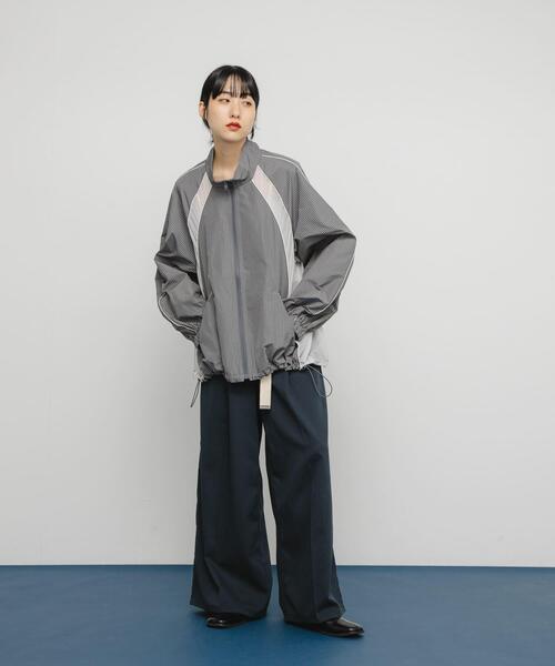 セール】チェックZIPアップブルゾン（ブルゾン）｜KBF