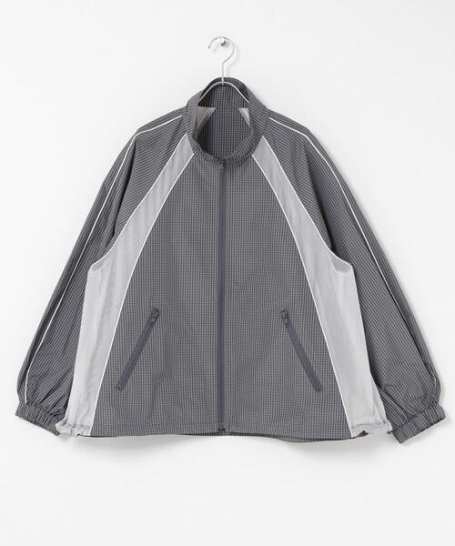 KBF（ケイビーエフ）の「チェックZIPアップブルゾン（ブルゾン・レディース・グレー系その他/グリーン系その他・ONE）」の22枚目の写真