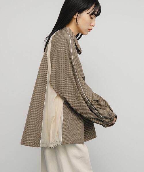 ケイコB セール】チェックZIPアップブルゾン（ブルゾン）｜KBF（ケイビーエフ