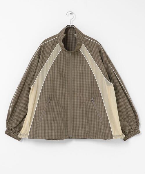 KBF（ケイビーエフ）の「チェックZIPアップブルゾン（ブルゾン・レディース・グレー系その他/グリーン系その他・ONE）」の18枚目の写真