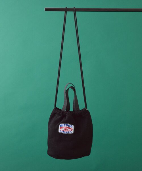 DISCUS(ディスカス)の「【DISCUS】スウェット巾着バッグ(ハンドバッグ・レディース・グレー/ブルー/ブラック・ONE SIZE)」の19枚目の写真
