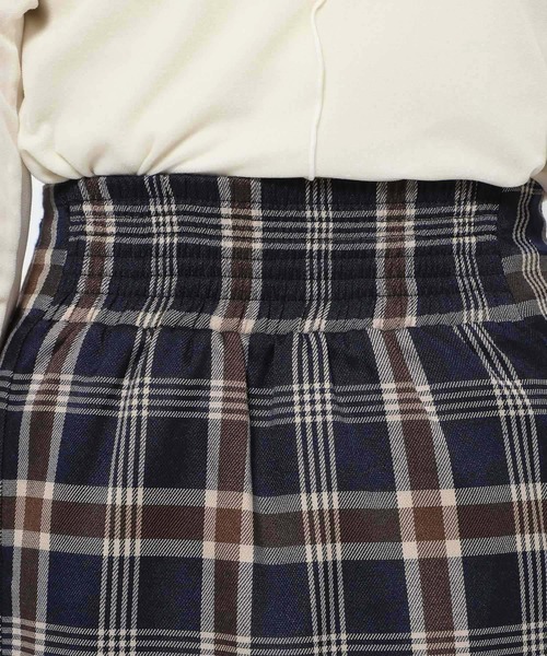 mysty woman（ミスティウーマン）の「【WEB限定】チェックベスト&スカートセットアップ　602253（ワンピース・レディース・ネイビー/ベージュ・FREE）」の15枚目の写真