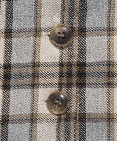 mysty woman（ミスティウーマン）の「【WEB限定】チェックベスト&スカートセットアップ　602253（ワンピース・レディース・ネイビー/ベージュ・FREE）」の21枚目の写真