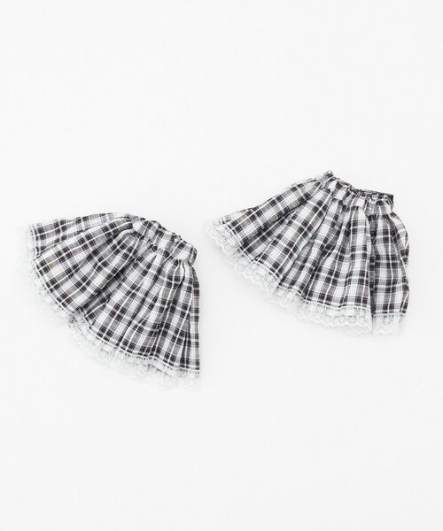 CIAOPANIC(チャオパニック)の「マルチWAYチェック付け袖(その他小物・レディース・レッド/ネイビー/ブラック・ONE SIZE)」の9枚目の写真