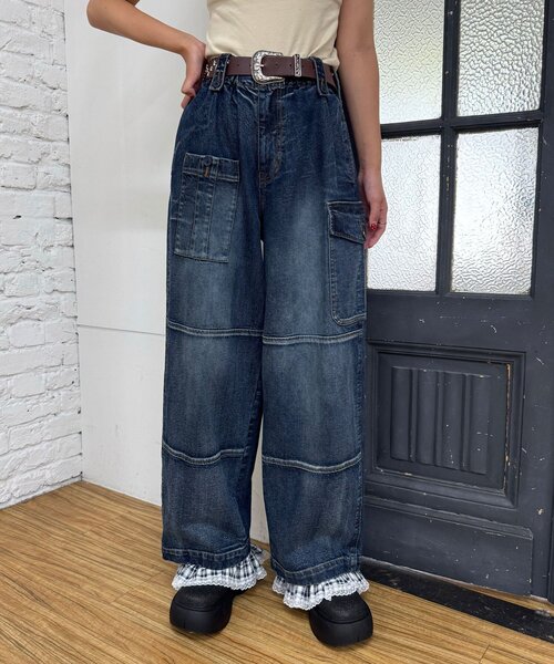 CIAOPANIC(チャオパニック)の「マルチWAYチェック付け袖(その他小物・レディース・レッド/ネイビー/ブラック・ONE SIZE)」の14枚目の写真