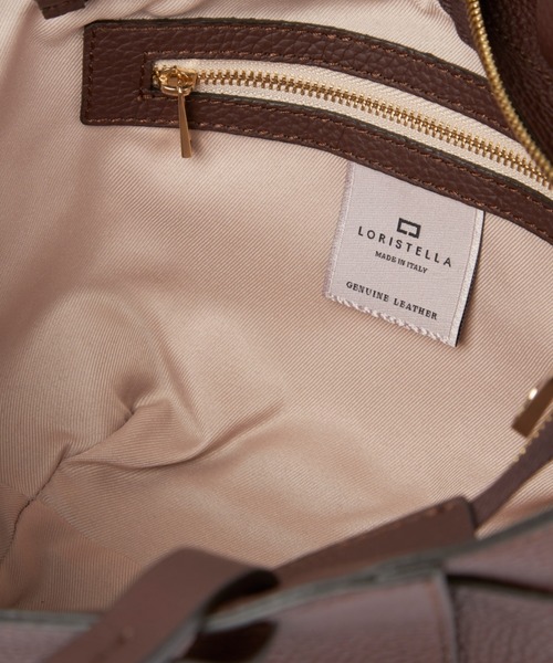 LORISTELLA（ロリステッラ）の「SOFIA MINI 2wayトートバッグ《LORISTELLA/ロリステッラ》（トートバッグ・レディース・モカ/ブラック・フリー）」の8枚目の写真