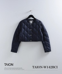 【TAION(タイオン)】〈ウィメンズ〉シティ クルーネック ダウンボレロ