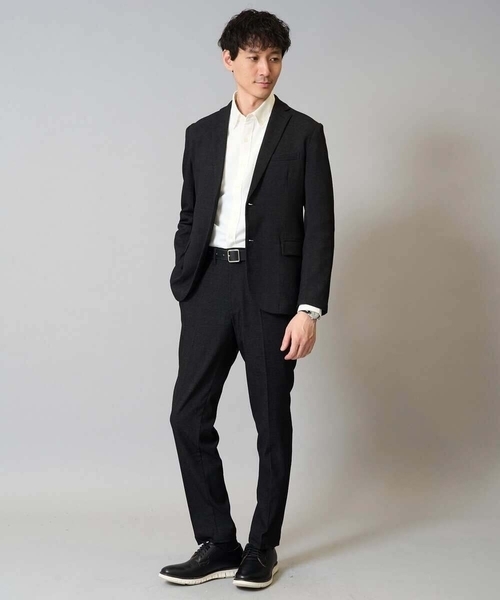 a.v.v（アーヴェヴェ）の「【イージーケア/速乾/毛玉になりにくい】ボタンダウンオックスシャツ（シャツ/ブラウス・メンズ・チャコールグレー/ホワイト/ブルー/ライラック・48/46/50/44）」の7枚目の写真