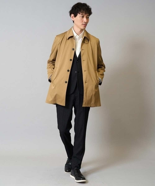 a.v.v（アーヴェヴェ）の「【イージーケア/速乾/毛玉になりにくい】ボタンダウンオックスシャツ（シャツ/ブラウス・メンズ・チャコールグレー/ホワイト/ブルー/ライラック・48/46/50/44）」の8枚目の写真