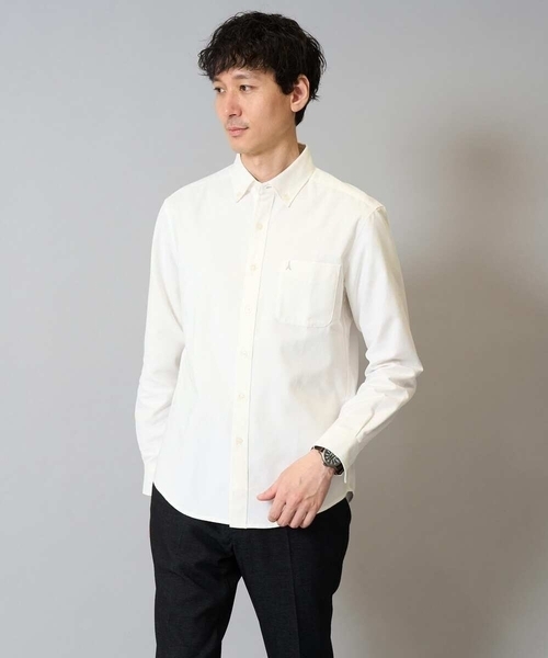 a.v.v(アーヴェヴェ)の「人気No1シャツ【イージーケア/速乾/毛玉になりにくい】ボタンダウンオックスシャツ(シャツ/ブラウス・メンズ・チャコールグレー/ホワイト/ブルー/ライラック・48/46/50/44)」の14枚目の写真