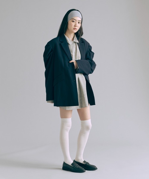 EN NEUME（エンノイム）の「Big Cuff Check Shirts（シャツ/ブラウス・レディース・ブラウン/アイボリー/ブラック・FREE）」の22枚目の写真