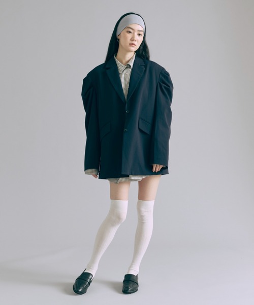 EN NEUME（エンノイム）の「Big Cuff Check Shirts（シャツ/ブラウス・レディース・ブラウン/アイボリー/ブラック・FREE）」の11枚目の写真