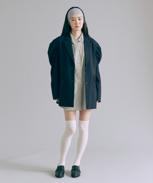 EN NEUME（エンノイム）の「Big Cuff Check Shirts（シャツ/ブラウス・レディース・ブラウン/アイボリー/ブラック・FREE）」の21枚目の写真