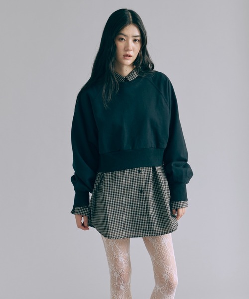 EN NEUME（エンノイム）の「Big Cuff Check Shirts（シャツ/ブラウス・レディース・ブラウン/アイボリー/ブラック・FREE）」の12枚目の写真