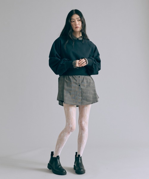 EN NEUME（エンノイム）の「Big Cuff Check Shirts（シャツ/ブラウス・レディース・ブラウン/アイボリー/ブラック・FREE）」の14枚目の写真