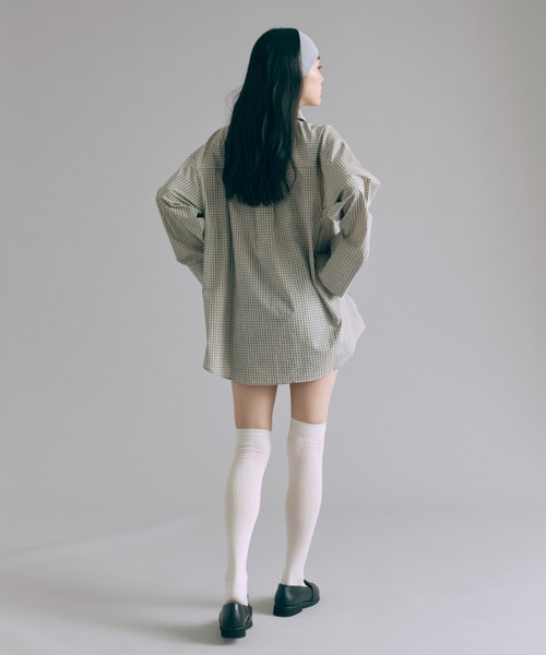 EN NEUME（エンノイム）の「Big Cuff Check Shirts（シャツ/ブラウス・レディース・ブラウン/アイボリー/ブラック・FREE）」の20枚目の写真