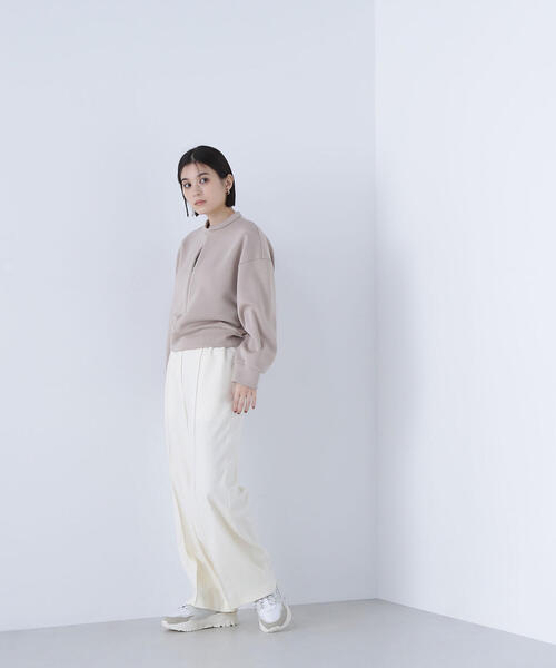 NATURAL BEAUTY BASIC(ナチュラルビューティーベーシック)の「◇ダンボール SETUP トップス(スウェット・レディース・ベージュ/チャコールグレー/ブラウン・FREE)」の6枚目の写真