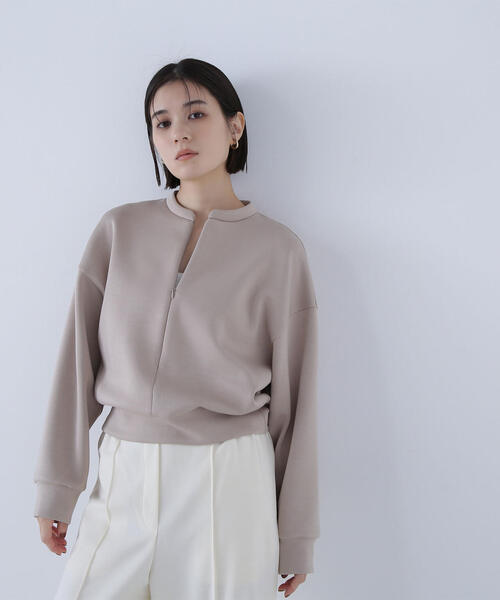 NATURAL BEAUTY BASIC(ナチュラルビューティーベーシック)の「◇ダンボール SETUP トップス(スウェット・レディース・ベージュ/チャコールグレー/ブラウン・FREE)」の7枚目の写真