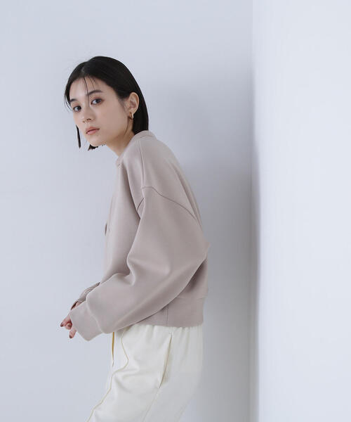 NATURAL BEAUTY BASIC(ナチュラルビューティーベーシック)の「◇ダンボール SETUP トップス(スウェット・レディース・ベージュ/チャコールグレー/ブラウン・FREE)」の9枚目の写真