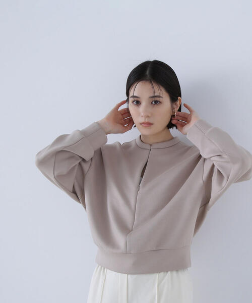 NATURAL BEAUTY BASIC(ナチュラルビューティーベーシック)の「◇ダンボール SETUP トップス(スウェット・レディース・ベージュ/チャコールグレー/ブラウン・FREE)」の11枚目の写真