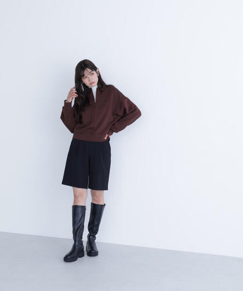 NATURAL BEAUTY BASIC(ナチュラルビューティーベーシック)の「◇ダンボール SETUP トップス(スウェット・レディース・ベージュ/チャコールグレー/ブラウン・FREE)」の20枚目の写真