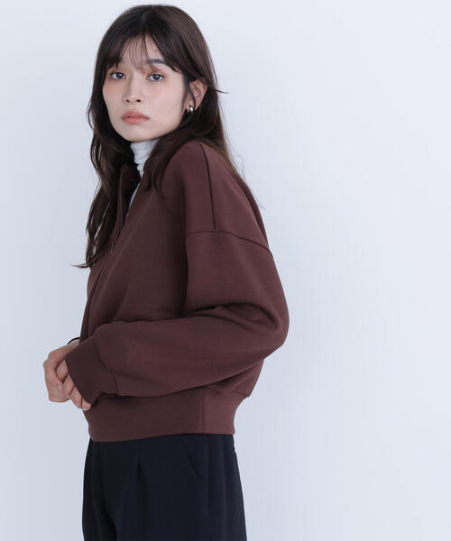 NATURAL BEAUTY BASIC(ナチュラルビューティーベーシック)の「◇ダンボール SETUP トップス(スウェット・レディース・ベージュ/チャコールグレー/ブラウン・FREE)」の21枚目の写真