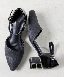 FENDI フェンディ　黒 ポインテッドトゥ アンクルストラップ ハイヒール ウィメンズ デザイナー パンプス | FENDI JP