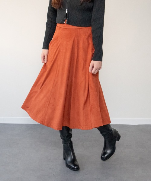 inter-chaussures(インターショシュール)の「【INTER-CHAUSSURES】ラウンドトウミドルヒールロングブーツ(I53214)(ブーツ・レディース・ダークブラウン/ブラック・38/37/36)」の7枚目の写真