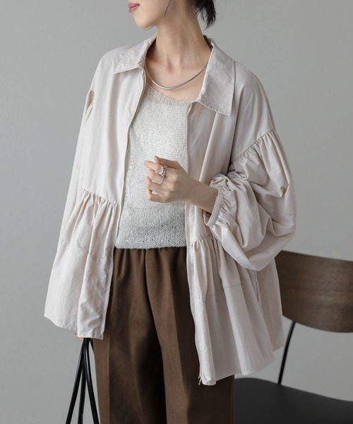 SONO ペプラムブルゾン SONO】カーリーペプラムジャケット【20251205】 | Spendard.com