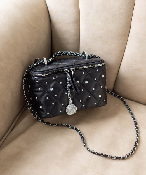 セール】キルティングバニティバッグ[大人 フェミニン 上品]≪AW新作