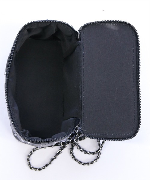 clear（クリア）の「キルティングバニティバッグ[大人 フェミニン 上品]≪再入荷≫（ショルダーバッグ・レディース・レッド/アイボリー/ブラック・F）」の9枚目の写真