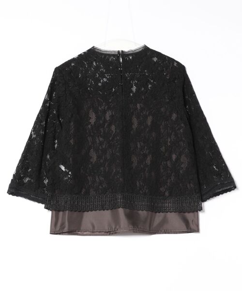 STRAWBERRY-FIELDS（ストロベリーフィールズ）の「コディレース_コードレースブラウス（シャツ/ブラウス・レディース・ベージュ/ブラック・2）」の11枚目の写真
