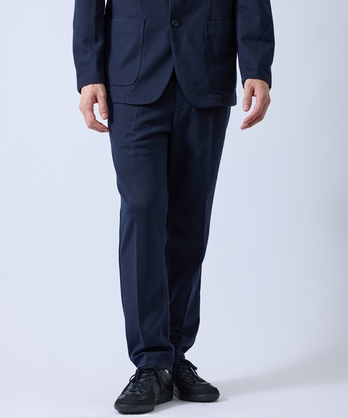 JUNRED(ジュンレッド)の「ハイゲージ裏メッシュスラックス/セットアップ対応(その他パンツ・メンズ・ネイビー/グレー・LL/S/M/L)」の7枚目の写真