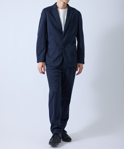 JUNRED(ジュンレッド)の「ハイゲージ裏メッシュスラックス/セットアップ対応(その他パンツ・メンズ・ネイビー/グレー・LL/S/M/L)」の5枚目の写真