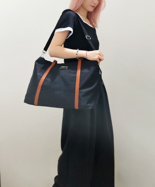 CRYSTAL BALL（クリスタルボール）の「コンビトートショルダーバッグ（トートバッグ・レディース・ブラック・FREE）」の2枚目の写真