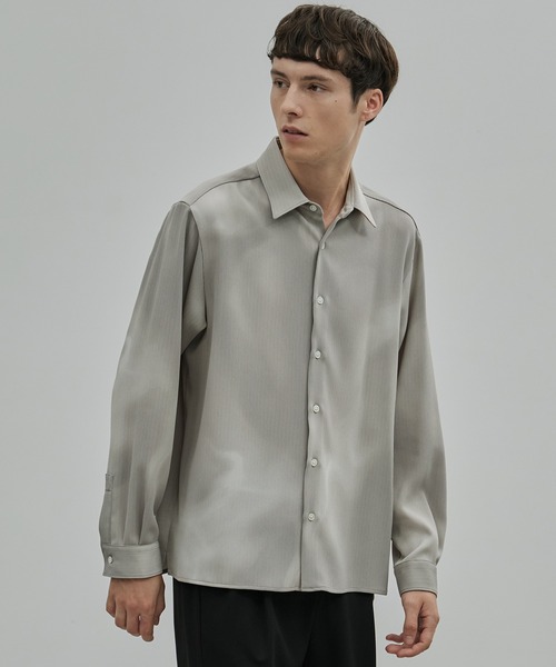 ユナイテッドトウキョウ　COLD DRY ロングスリーブシャツ　ライトグレー COLD DRY ロングスリーブシャツ(1 LIGHT GREY): : メンズ