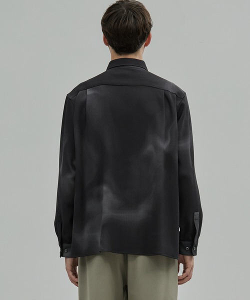 COLD DRY GRADATION PLEATS ロングスリーブシャツ（シャツ/ブラウス