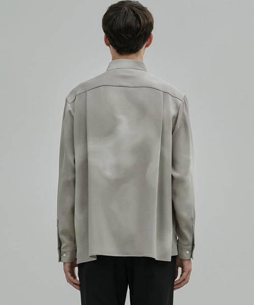 ユナイテッドトウキョウ　COLD DRY ロングスリーブシャツ　ライトグレー UNITED TOKYO シャツ COLD DRY ロングスリーブシャツ メンズ