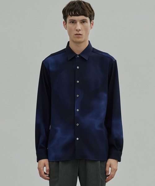セール】COLD DRY GRADATION PLEATS ロングスリーブシャツ（シャツ