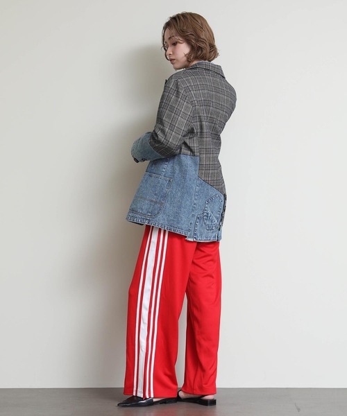 Gready Brilliant（グレディブリリアン）の「デニムＭＩＸテーラードジャケット（テーラードジャケット・レディース・モカ・FREE）」の7枚目の写真