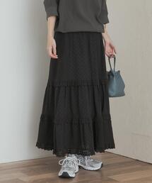 URBAN RESEARCH DOORS | レースティアードスカート(スカート)