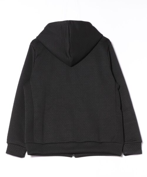 TAKA-Q(タカキュー)の「【ストレッチ】タカキュー ふくれジャガード 長袖 ジップパーカー(パーカー・メンズ・ブラック/ライトグレー/ブラウン/ネイビー・MEDIUM/LARGE/X-LARGE)」の5枚目の写真