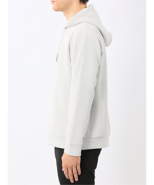 TAKA-Q(タカキュー)の「【ストレッチ】タカキュー ふくれジャガード 長袖 ジップパーカー(パーカー・メンズ・ブラック/ライトグレー/ブラウン/ネイビー・MEDIUM/LARGE/X-LARGE)」の19枚目の写真