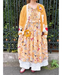 PINK HOUSE（ピンクハウス）の「ハロウィーンワンダーランドプリントミディワンピース（ワンピース・レディース）」