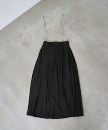 HARE | マルチパールチェーンハーネスプリーツスカート(スカート)