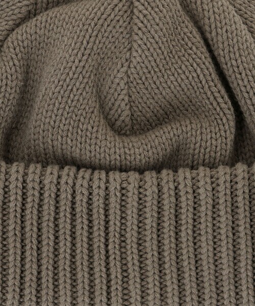 Steven Alan（スティーブンアラン）の「＜crepuscule＞ C/A BEANIE/ビーニー（ニットキャップ/ビーニー・メンズ・パープル/ブラック/オリーブ・FREE）」の10枚目の写真